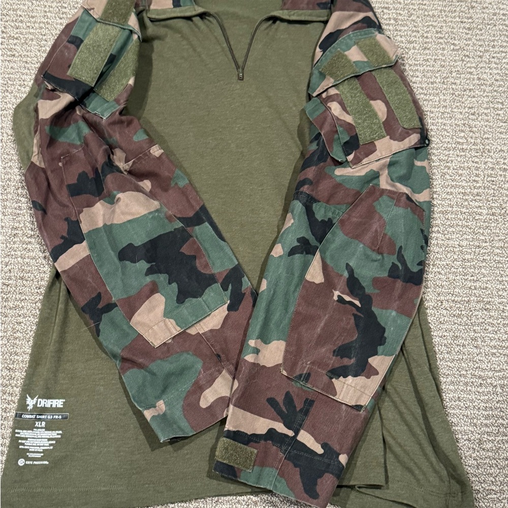 Camouflage Long Sleeve Shirt